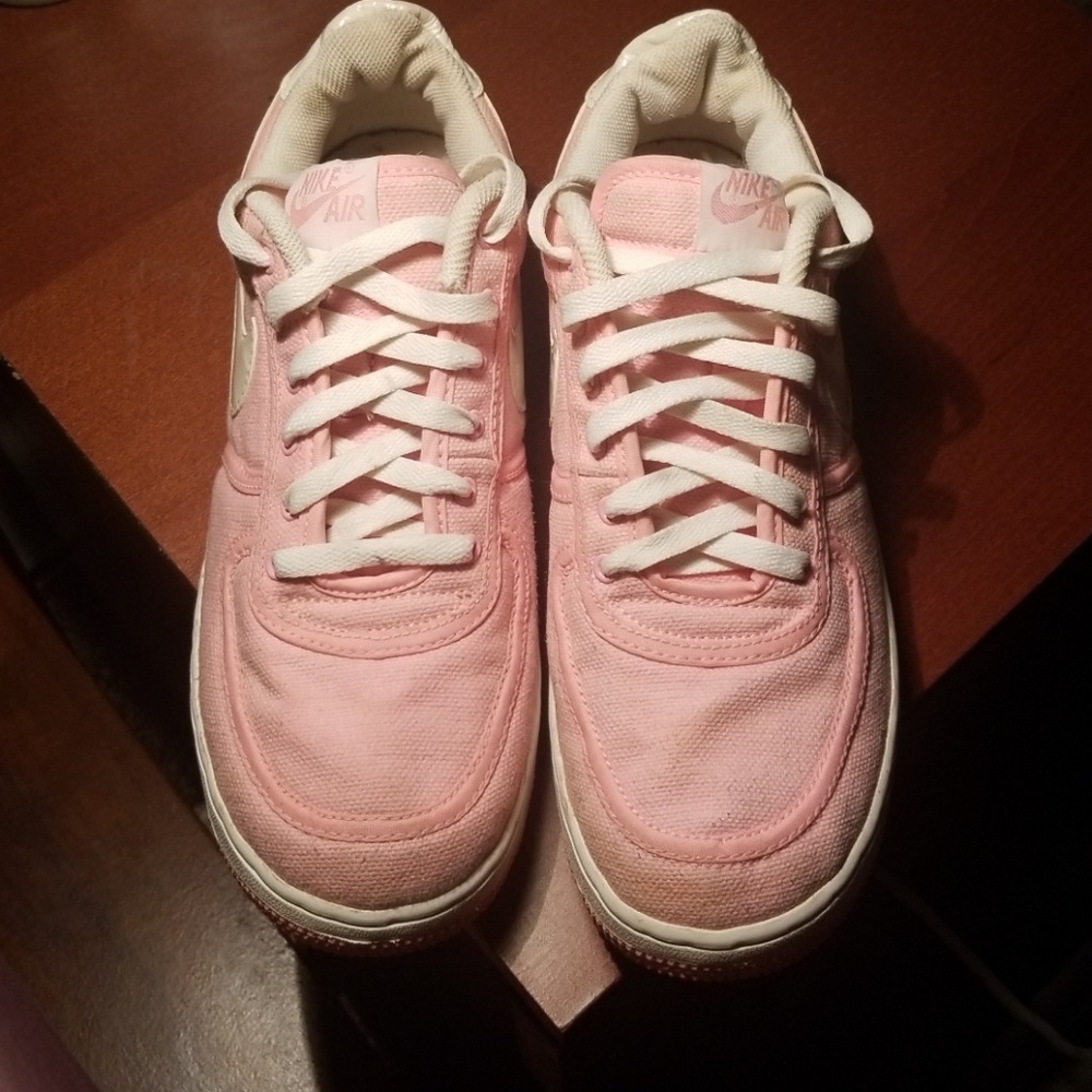 Rare Low canvas Air force 1  womens shoe